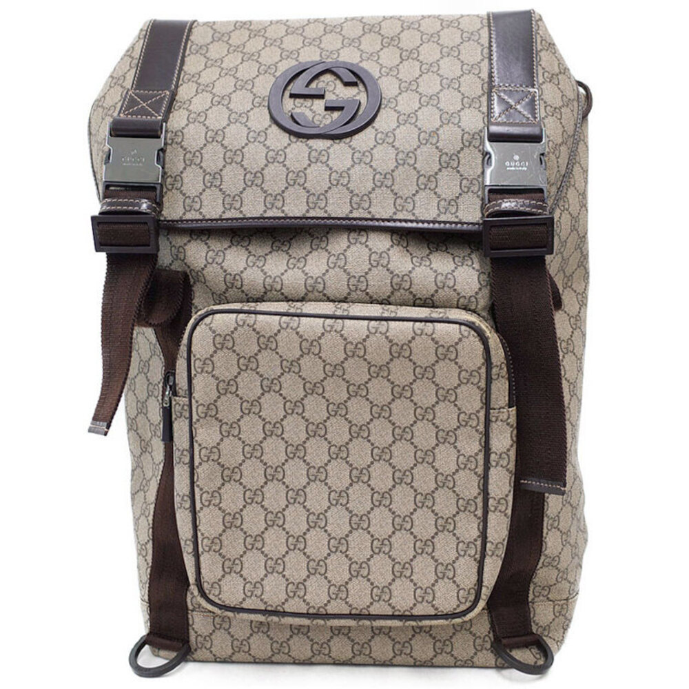 Gucci Backpack Interlocking GG Supreme - image 1